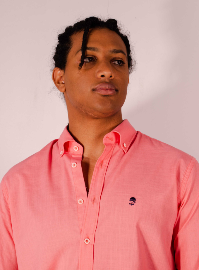 Camisa básica coral