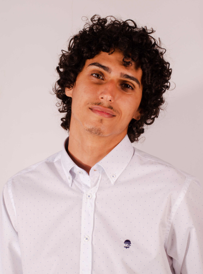 Camisa topito azul