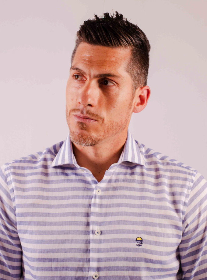 Camisa rayas marino