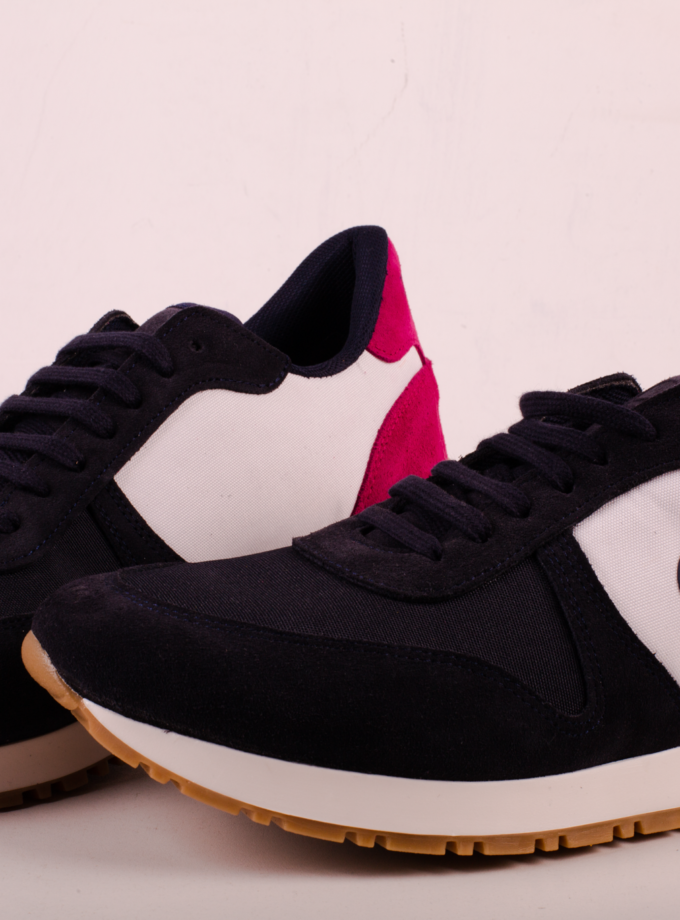Zapatillas marino/fucsia