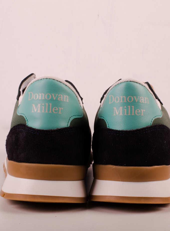 Zapatillas verde/beige