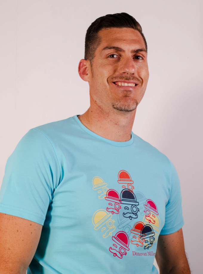 Camiseta clon turquesa